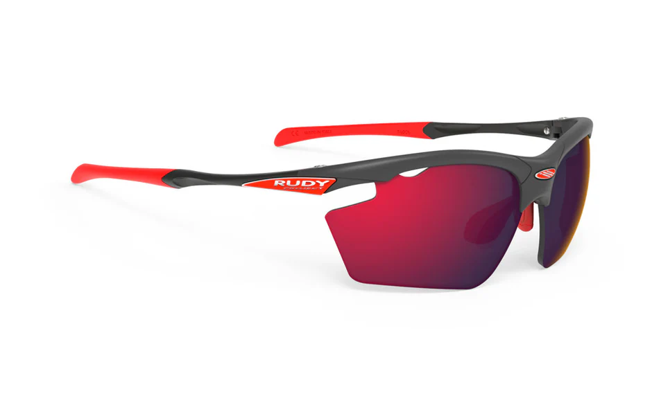 Rudy Project Agon - Multilaser Red - Graphite - Bril