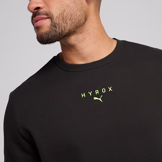 PUMA x HYROX Heavyweight top met ronde hals voor heren