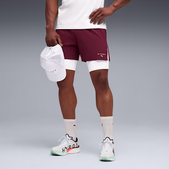 PUMA x HYROX 2-in-1-trainingsshort voor heren