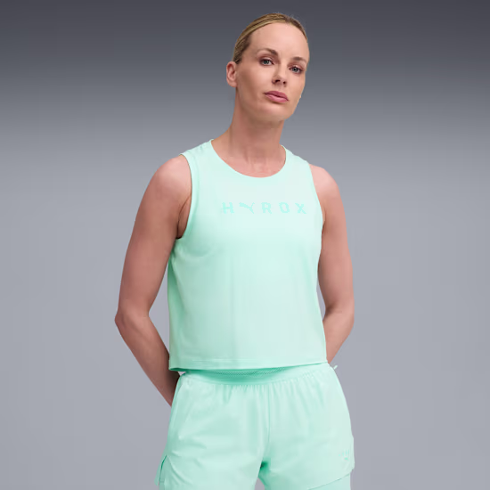 PUMA x HYROX CLOUDSPUN ThermoAdapt korte tanktop voor dames